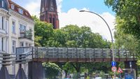 Kabelhilfsbr&uuml;cke f&uuml;r Neubau der Sternbr&uuml;cke in Hamburg (Altona)